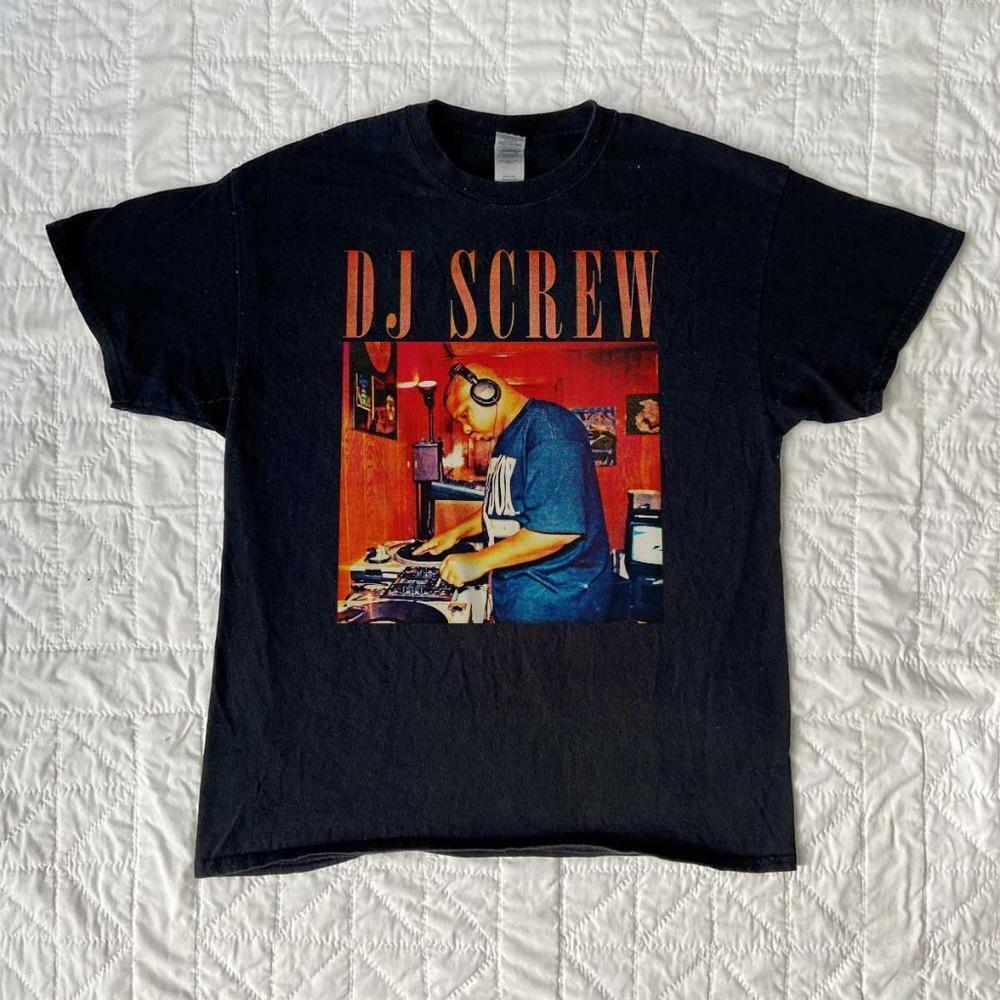 DJ Screw Shirt, Black Music Artist Graphic Fan Unisex Cotton T-Shirt
